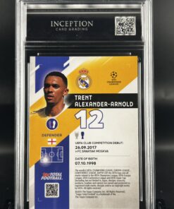 Cromo Trent Alexander Arnold /10 GEM MINT 10 Topps TTF ICG Inception Card Grading