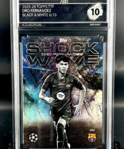 Cromo Dro Fernandez /10 GEM MINT 10 Topps TTF ICG Inception Card Grading
