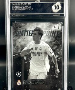 Cromo Gonzalo Garcia /10 GEM MINT 10 Topps TTF ICG Inception Card Grading