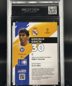 Cromo Gonzalo Garcia /10 GEM MINT 10 Topps TTF ICG Inception Card Grading