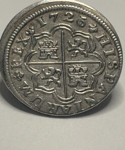 1 real 1726/1 Felipe V ceca de Madrid con sobrefecha