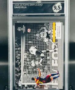 Cromo David Villa topps simplicidad gm mint 9,5 inception card grading
