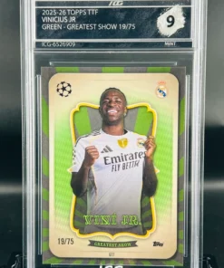 Cromo Vinicus Jr Topps TTF /75 mint 9 inception card grading