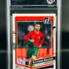 Cromo cristiano ronaldo panini donruss gem mint 9,5 inception card grading