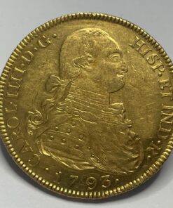 8 escudos 1793 Potosí PR