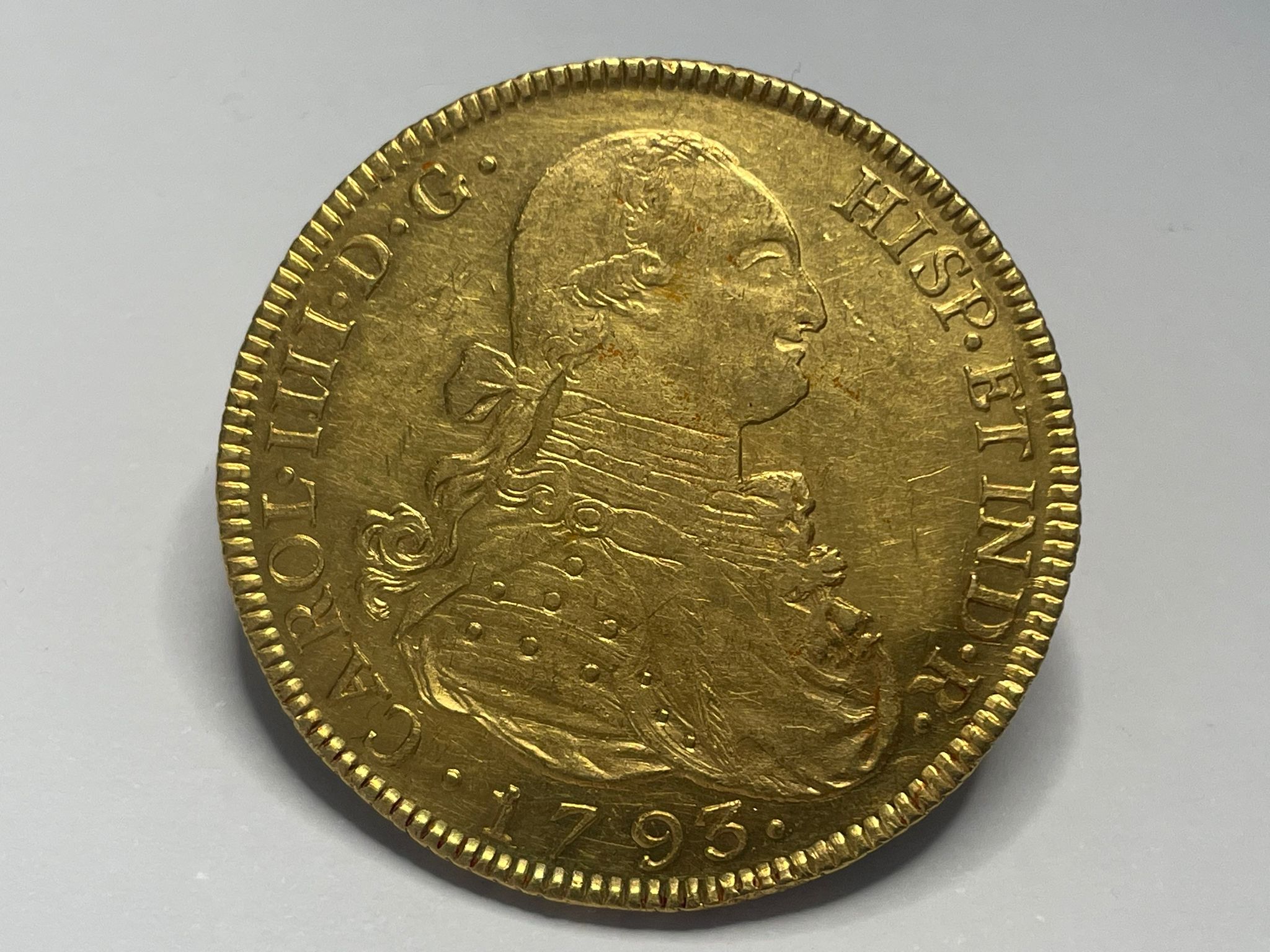 8 escudos 1793 Potosí PR