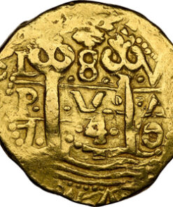 8 escudos 1740/39L V PERÚ (Top Pop) AU 55 NGC