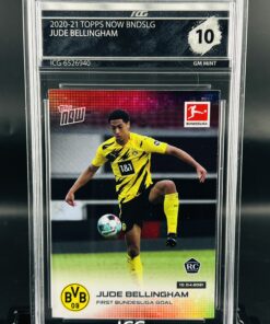 Cromo Jude Bellingham Rookie GEM MINT 10 Topps now ICG Inception Card Grading