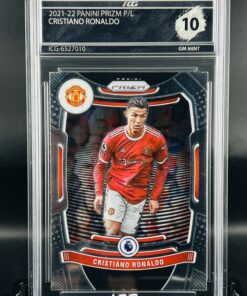 Cromo Cristiano Ronaldo GEM MINT 10 Panini Prizm 283 ICG Inception Card Grading