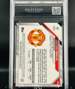 Cromo Cristiano Ronaldo GEM MINT 9,5 Topps Ucl Sparkle Foil ICG Inception Card Grading