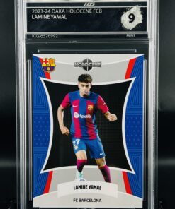 Cromo Lamine Yamal MINT 9 Daka Holocene ICG Inception Card Grading