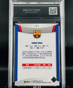 Cromo Lamine Yamal MINT 9 Daka Holocene ICG Inception Card Grading