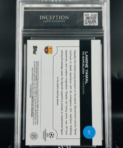 Cromo Lamine Yamal GEM MINT 9,5 Topps Uefa CC Future Stars ICG Inception Card Grading