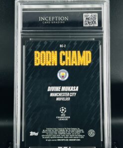 Cromo Divine Mukasa Rookie GEM MINT 10 Topps UCC Born Champ Inception Card Grading