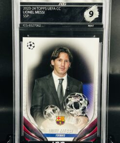 Cromo Lionel Messi MINT 9 Topps SSP Inception Card Grading