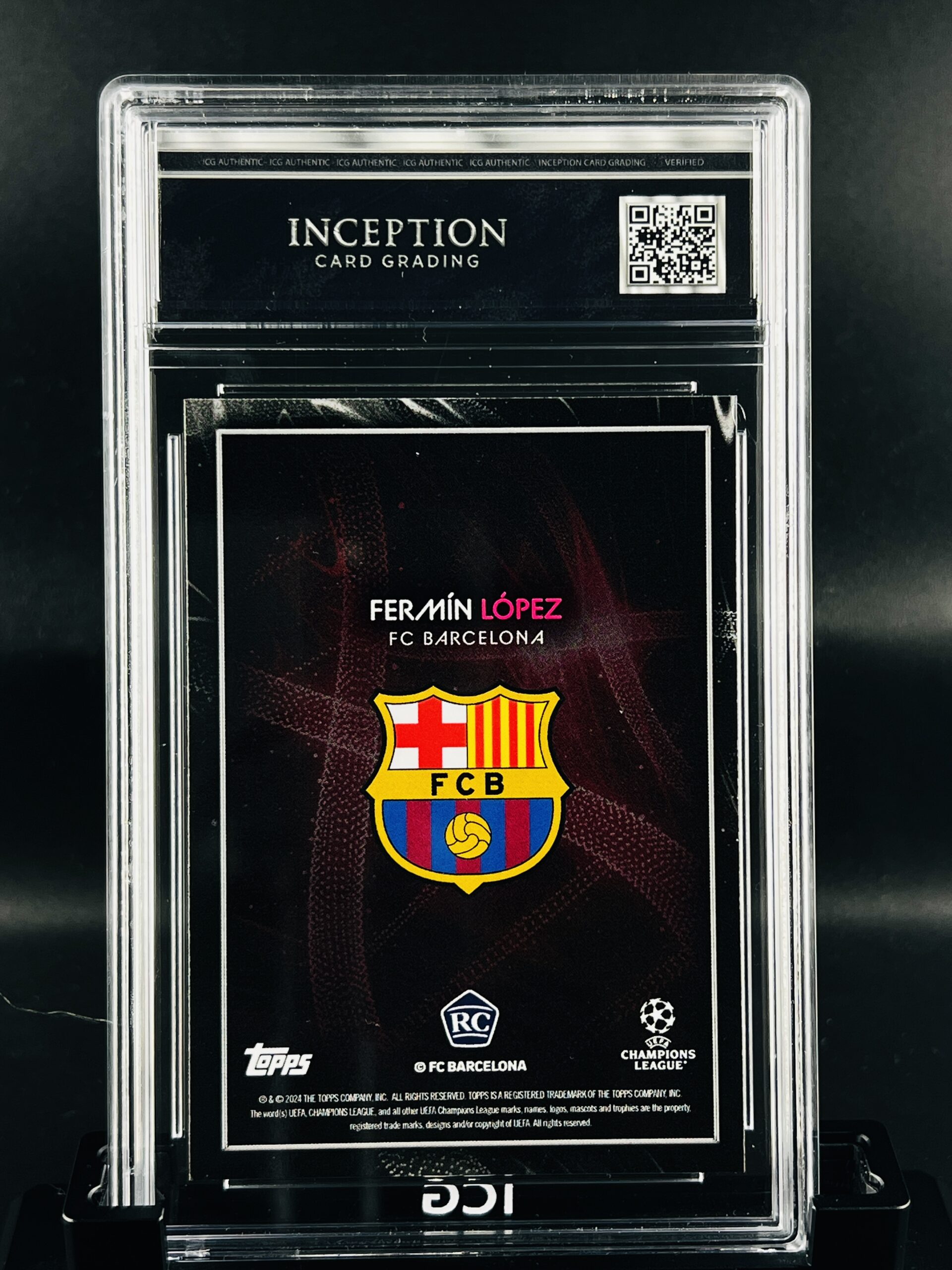 Cromo Fermin Lopez Rookie GEM MINT 10 Topps Knockout Inception Card Grading