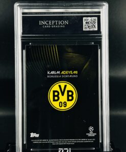 Cromo Karim Adeyemi GEM MINT 10 Topps Knockout Inception Card Grading