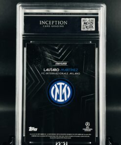 Cromo Lautaro Martinez GEM MINT 10 Topps Knockout Inception Card Grading