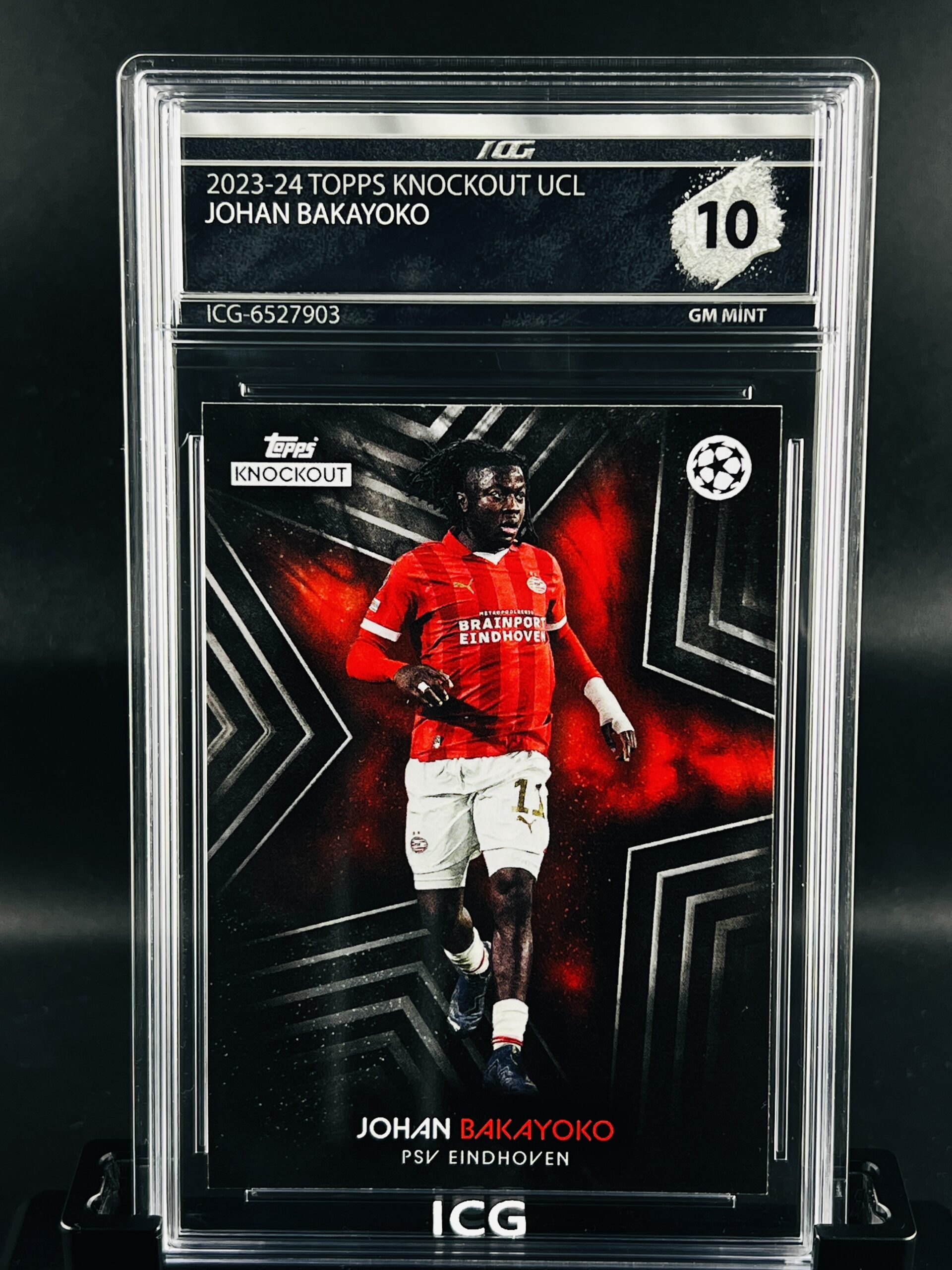 Cromo Johan Bakayoko GEM MINT 10 Topps Knockout Inception Card Grading