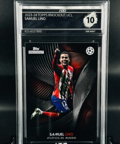 Cromo Samuel Lino GEM MINT 10 Topps Knockout Inception Card Grading