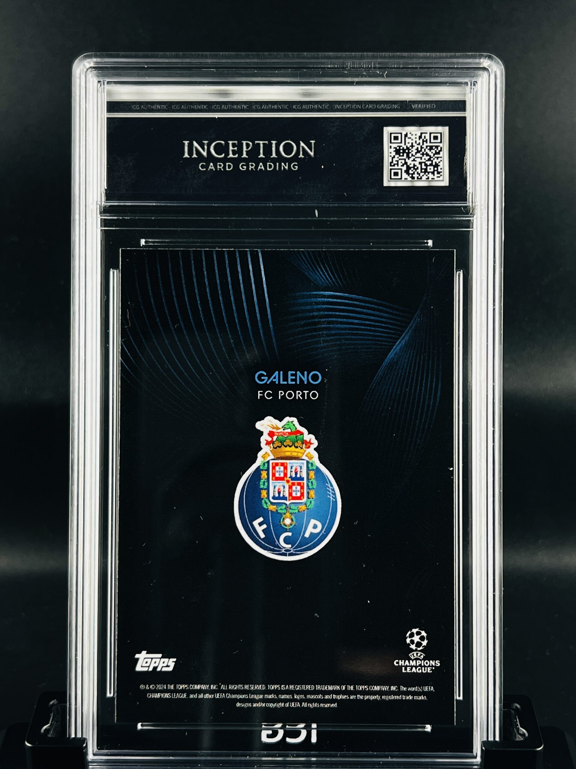 Cromo Galeno GEM MINT 10 Topps Knockout Inception Card Grading