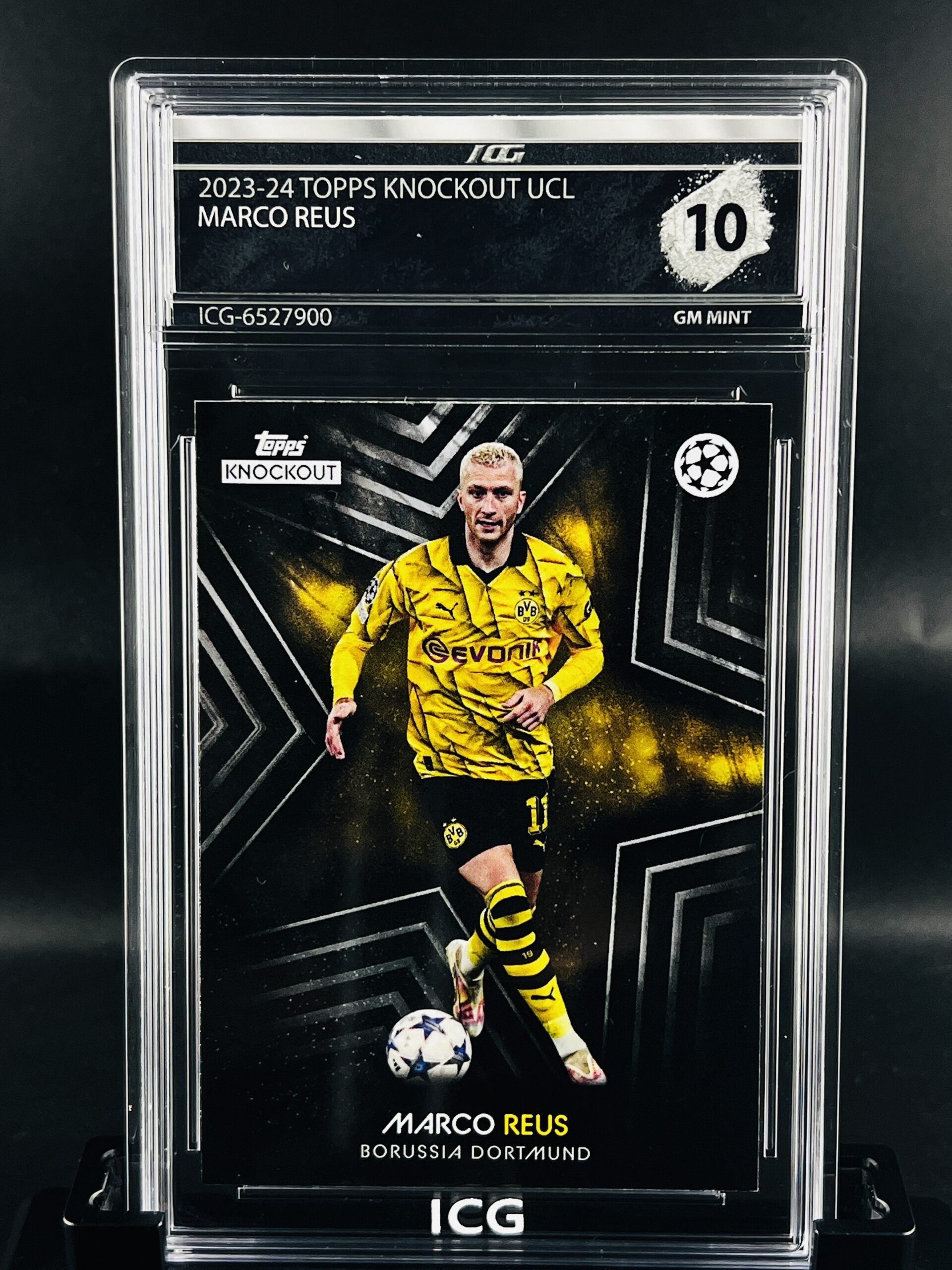 Cromo Marco Reus GEM MINT 10 Topps Knockout Inception Card Grading