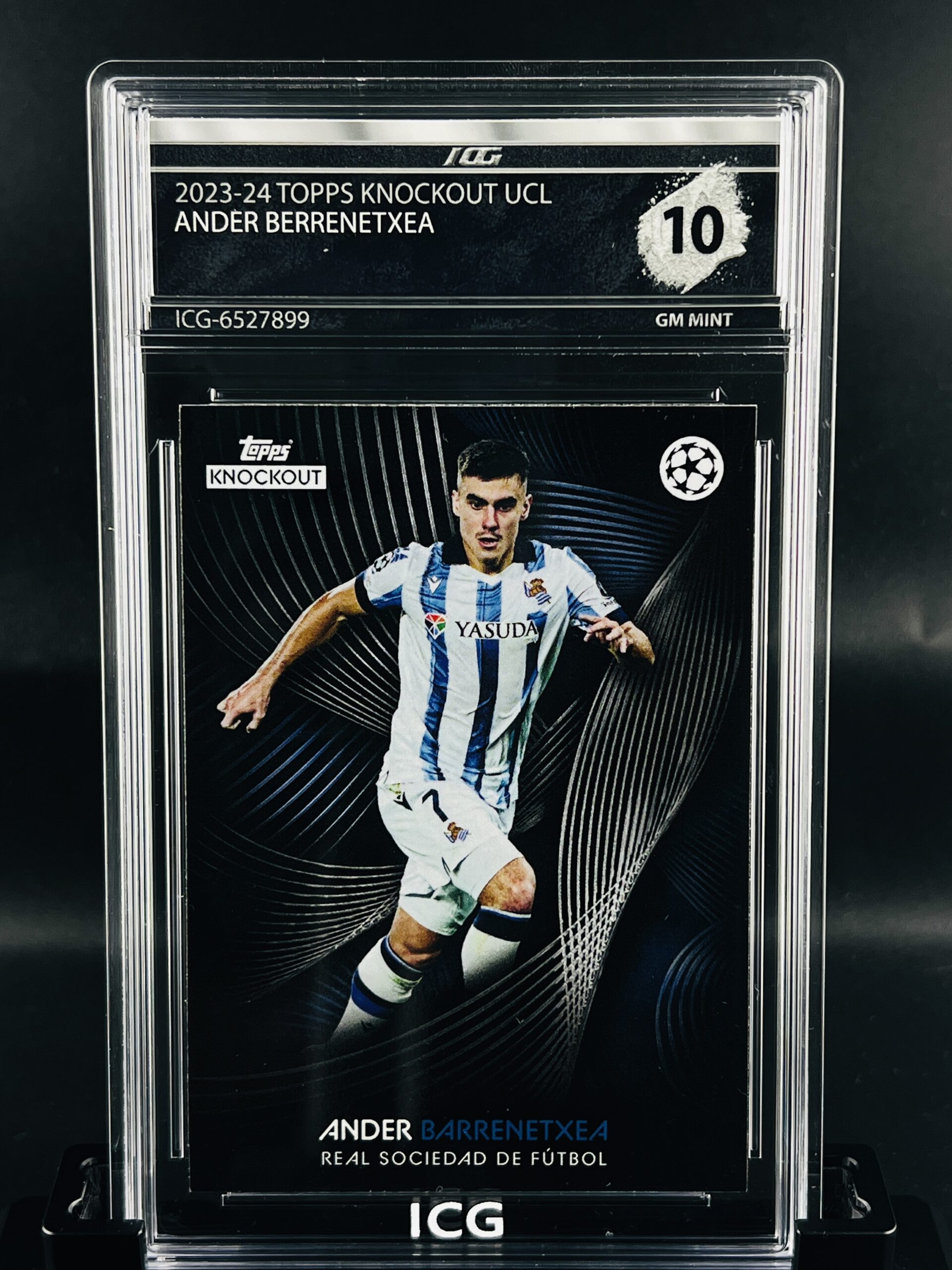 Cromo Ander Berrenetxea GEM MINT 10 Topps Knockout Inception Card Grading