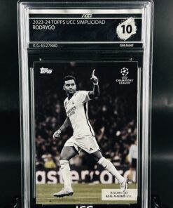 Cromo Rodrygo Goes GEM MINT 10 Topps Simplicidad Inception Card Grading