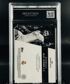 Cromo Rodrygo Goes GEM MINT 10 Topps Simplicidad Inception Card Grading
