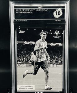 Cromo Álvaro Morata GEM MINT 10 Topps Simplicidad Inception Card Grading