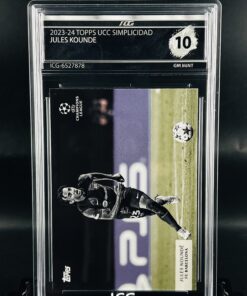 Cromo Jules Kounde GEM MINT 10 Topps Simplicidad Inception Card Grading