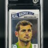 Cromo Iker Casillas GEM MINT 9,5 Topps Living Set Inception Card Grading