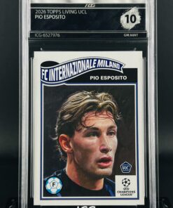 Cromo Pio Esposito GEM MINT 10 Topps Living Set Inception Card Grading