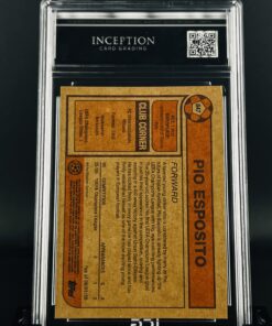 Cromo Pio Esposito GEM MINT 10 Topps Living Set Inception Card Grading
