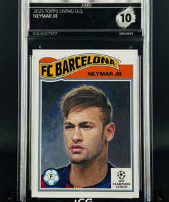 Cromo Neymar JR GEM MINT 10 Topps Living Set Inception Card Grading