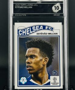 Cromo Estevao GEM MINT 10 Topps Living Set Inception Card Grading