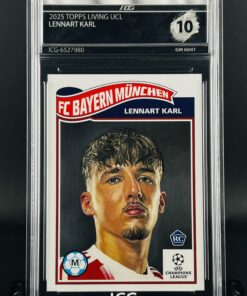 Cromo Lennart Karl GEM MINT 10 Topps Living Set Inception Card Grading