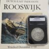 8 reales 1736 Felipe V .Procedente del Naufragio del naufragio del ROOSWIJK,