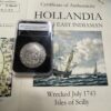 8 reales 1737 Felipe V Naufragio del HOLLANDIA