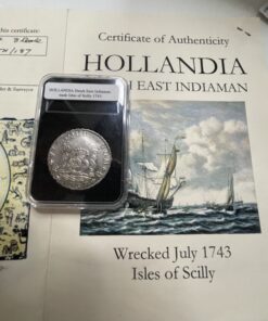 8 reales 1737 Felipe V Naufragio del HOLLANDIA