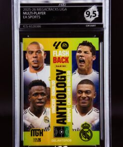 Cromo Cristiano Ronaldo, Ronaldo Panini Megacracks Gem Mint 9,5 Inception Card Grading