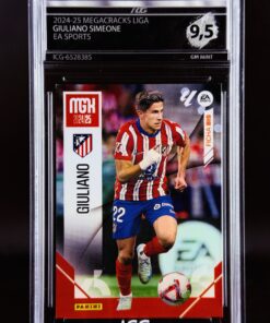 Cromo Giuliano Simeone Panini Megacracks Gem Mint 9,5 Inception Card Grading