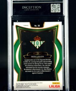 Otra vista de Cromo Iker Losada Rookie Panini Select MINT 9 · Inception Card Grading · ICG · Sports Cards · TCG