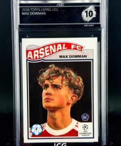 Fotografía de Cromo Max Dowman Rookie Topps Living · GEM MINT 10 · Inception Card Grading · ICG · Sports Cards · TCG