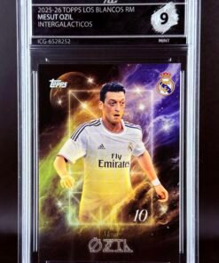 Otra vista de Cromo Mesut Ozil Intergalacticos Topps Los Blancos Real Madrid · MINT 9 · Inception Card Grading · ICG · Sports Cards · TCG