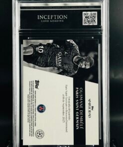 Otra vista de Cromo de fútbol Ousmane Dembele Topps Simplicidad · MINT 9 · Inception Card Grading · ICG · Sports Cards · TCG