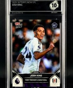 Fotografía de Cromo Josh King GEM MINT 10 · Inception Card Grading · ICG · Sports Cards · TCG