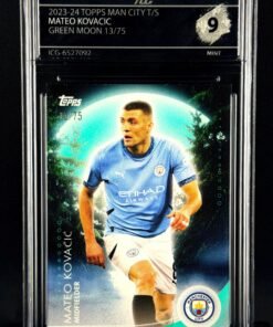 Fotografía de Cromo Mateo Kovacic /75 Topps Manchester City MINT 9 · Inception Card Grading · ICG · Sports Cards · TCG