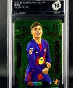Otra vista de Cromo Pedri Balon De Oro GEM MINT 10 · Inception Card Grading · ICG · Sports Cards · TCG