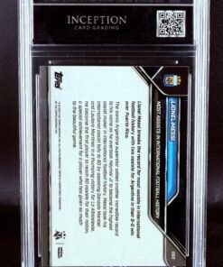 Otra vista de Cromo Lionel Messi TOPPS Now Most Assist GEM MINT 10 · Inception Card Grading · ICG · Sports Cards · TCG